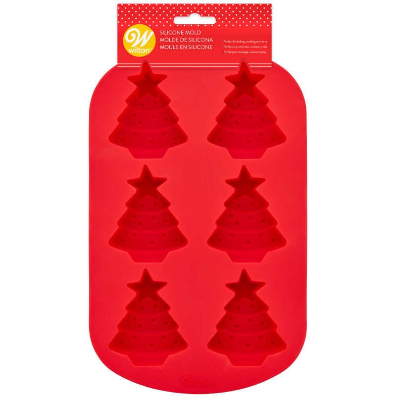 Wilton Christmas Tree Silicone Mould 6cav