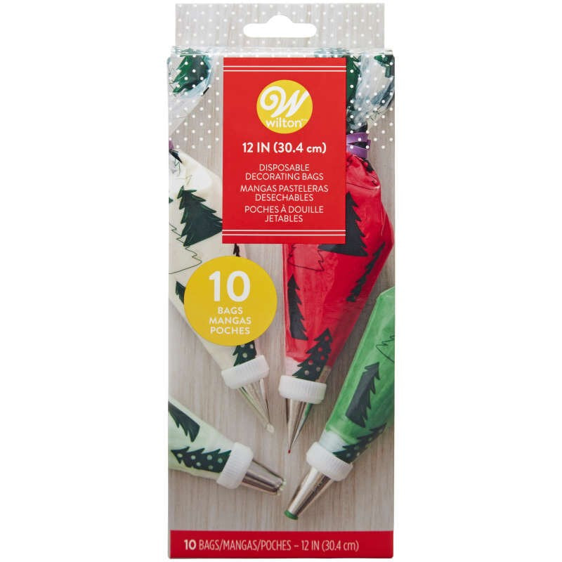 Wilton Christmas Tree Decorating Bags 12in 10ct