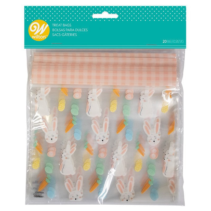 Wilton Resealable Treat Bags Bunny 20ct