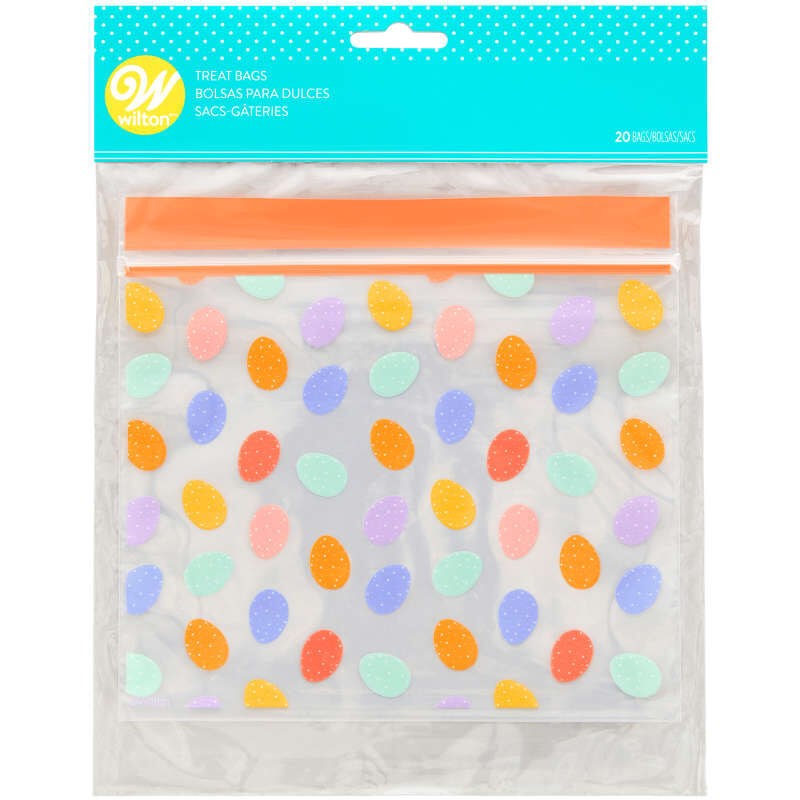 Wilton Resealable Treat Bags Egg Pattern 20ct