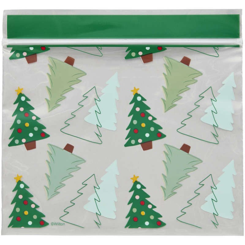 Wilton Christmas Trees Resealable Bags 20ct