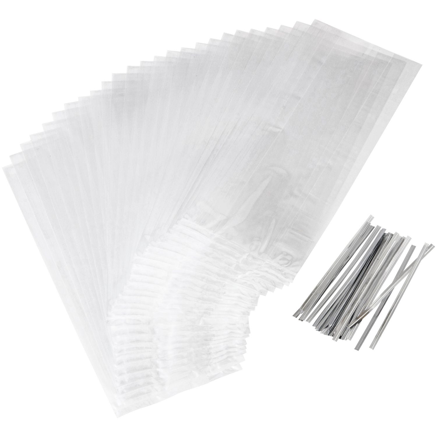 Wilton Clear Party Bags w Ties