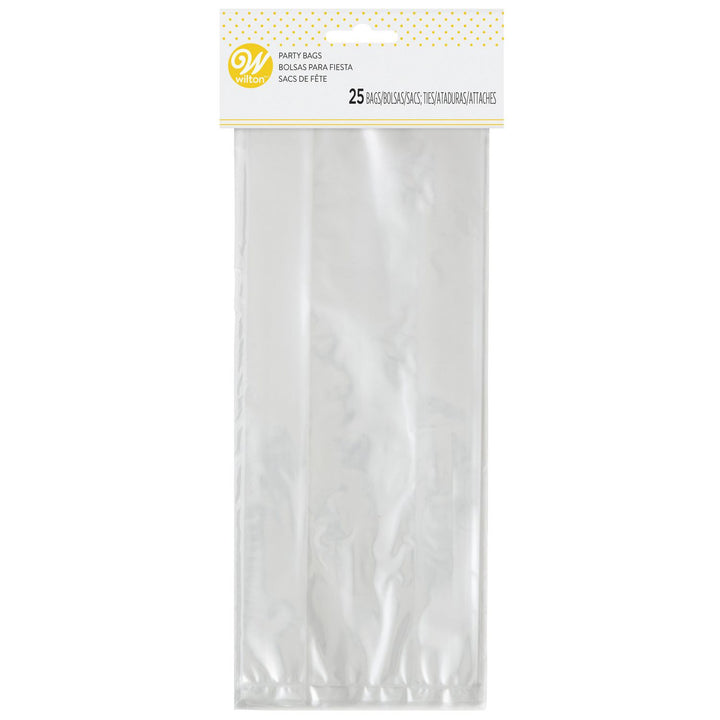 Wilton Clear Party Bags w Ties