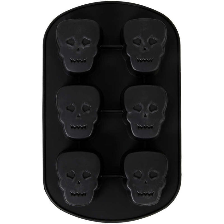 Wilton Silicone Mould - Skull 6 cavity
