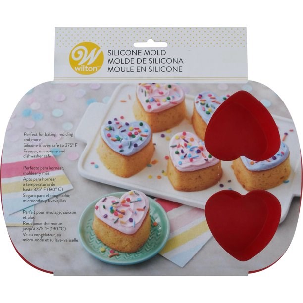 Wilton Silicone Heart Mould 6 cavity