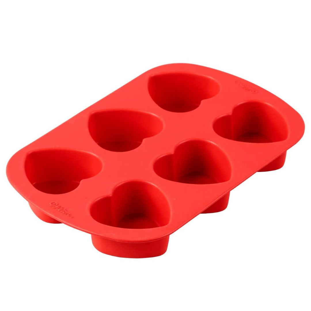 Wilton Silicone Heart Mould 6 cavity