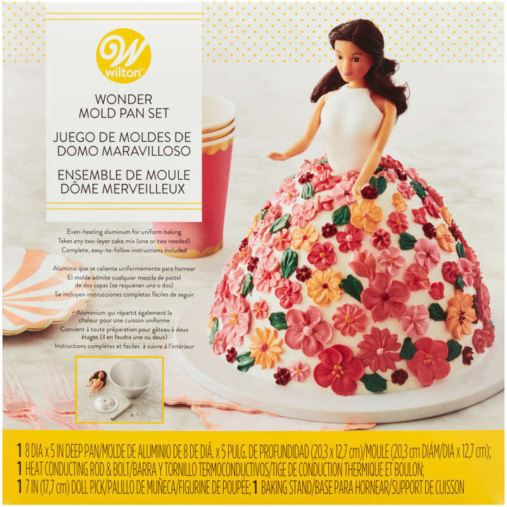 Wilton Wonder Mold Pan Set (Dolly Varden Set)
