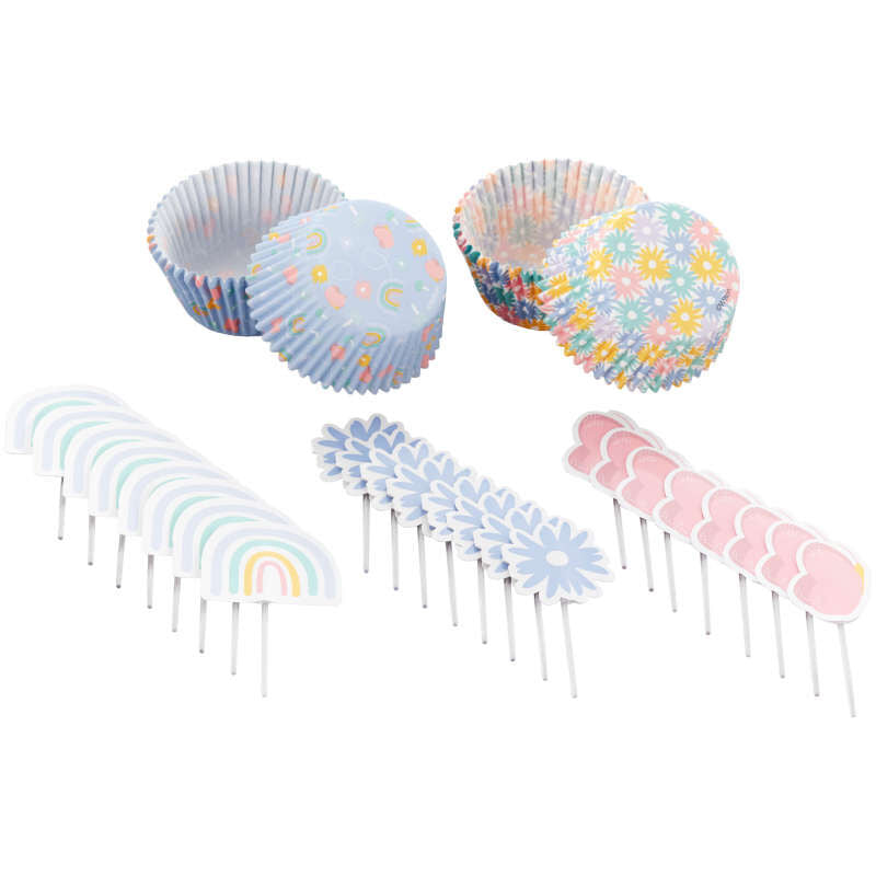 Wilton Spring Cupcake Combo Set Tube 72ct