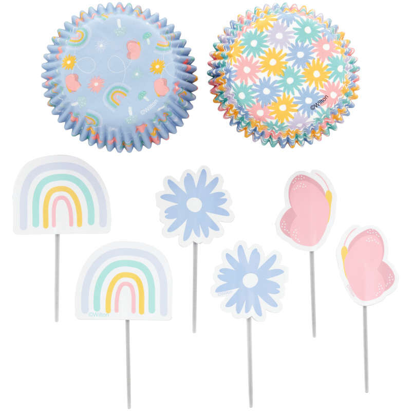 Wilton Spring Cupcake Combo Set Tube 72ct