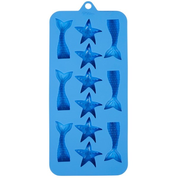 Wilton Silicone Candy Mould - Mermaid and Starfish