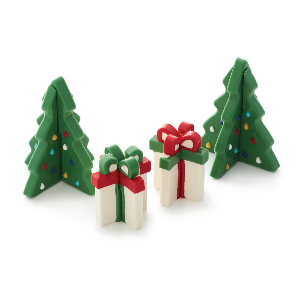 Wilton 3D Present Tree Candy Mould