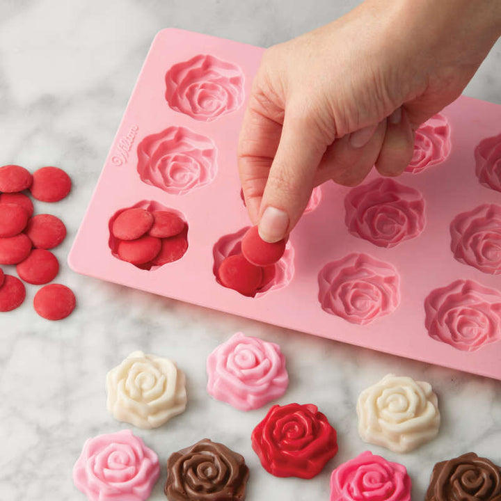 Wilton Rose Silicone Candy Mould