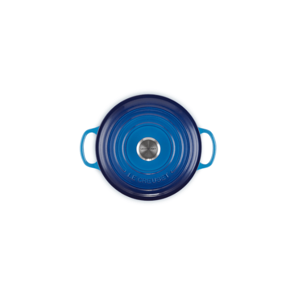 Le Creuset Signature Round Casserole Azure Blue