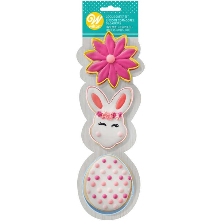 Wilton Cookie Cutter Set Easter Flower Set 3pc