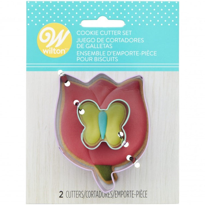 Wilton Flower Butterfly Cookie Cutter Set 2pc