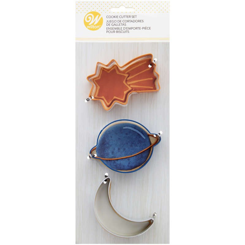 Wilton Outer Space Cookie Cutter Set 3pc