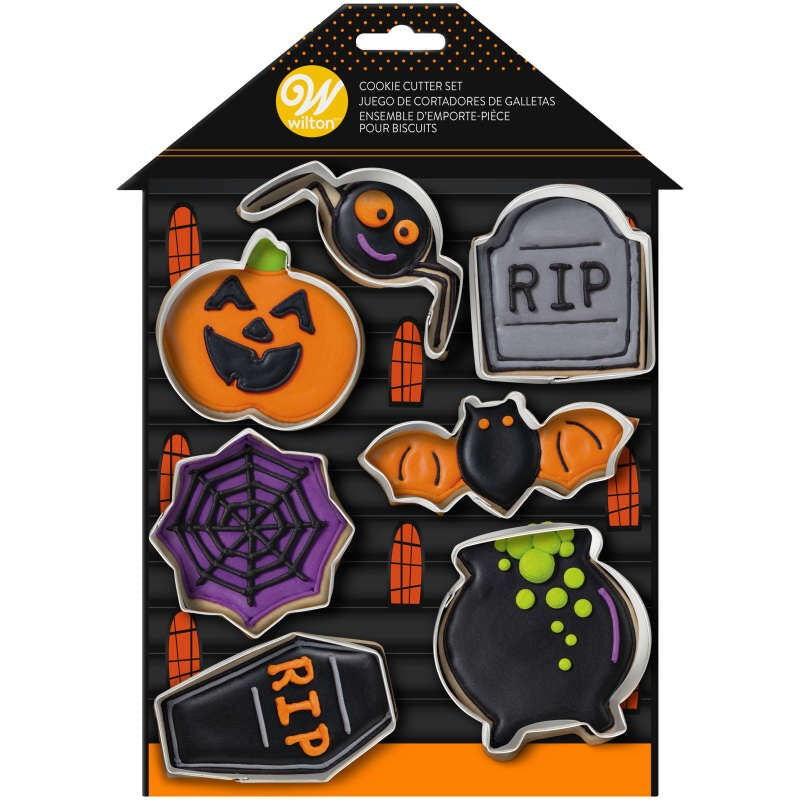 Wilton Metal Haunted House Cookie Cutter Set 7pc