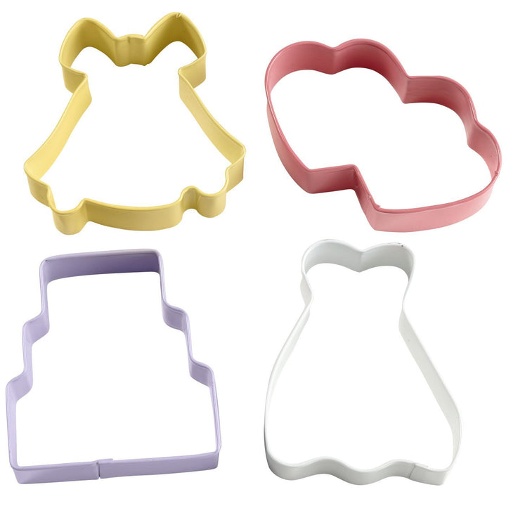 Wilton Wedding 4pc Cookie Cutter Set