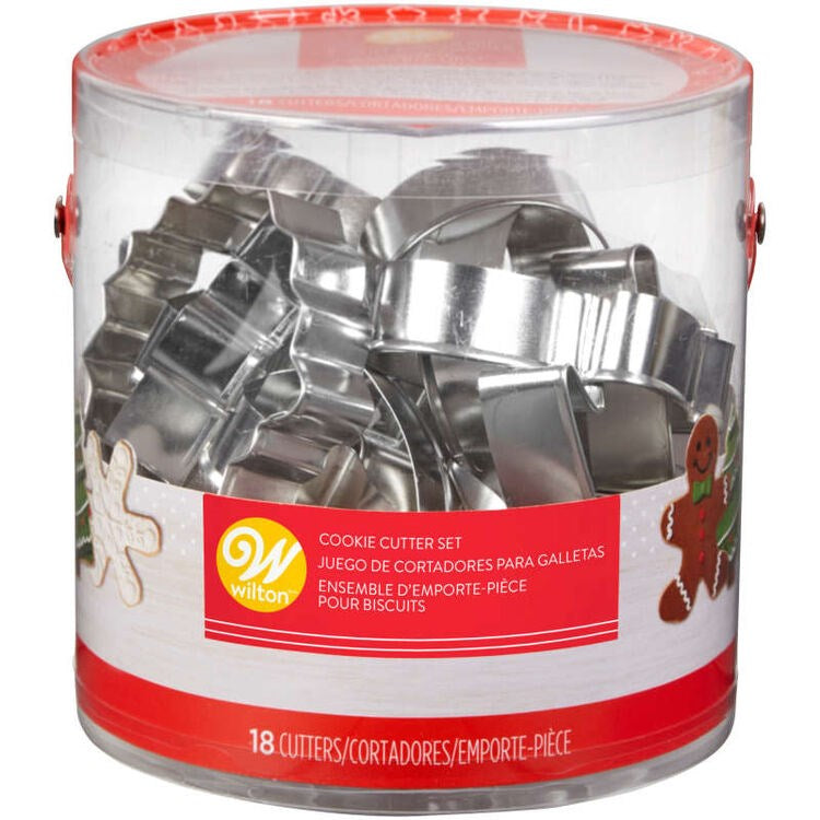 Wilton Holiday Metal Cutter Set 18pc