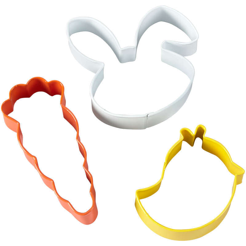 Wilton Cookie Cutter Easter Whimsical 3pc Set