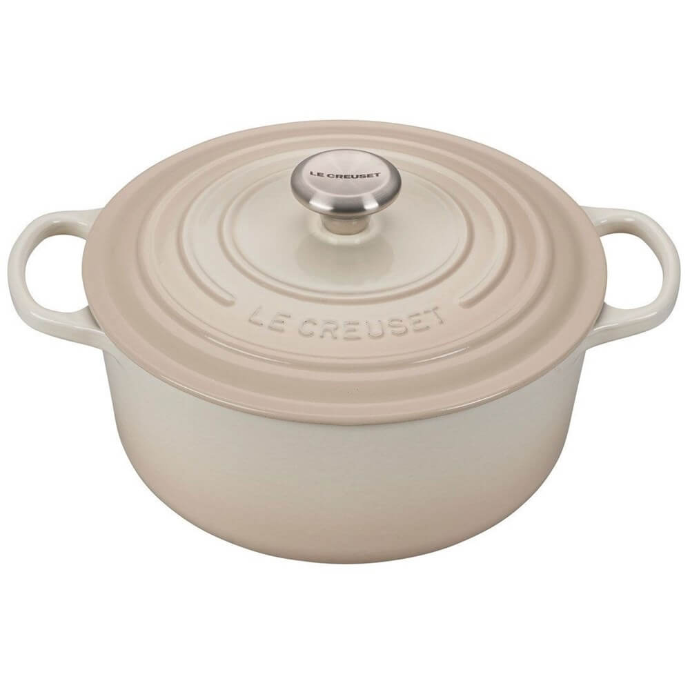 Le Creuset Signature Round Casserole Meringue