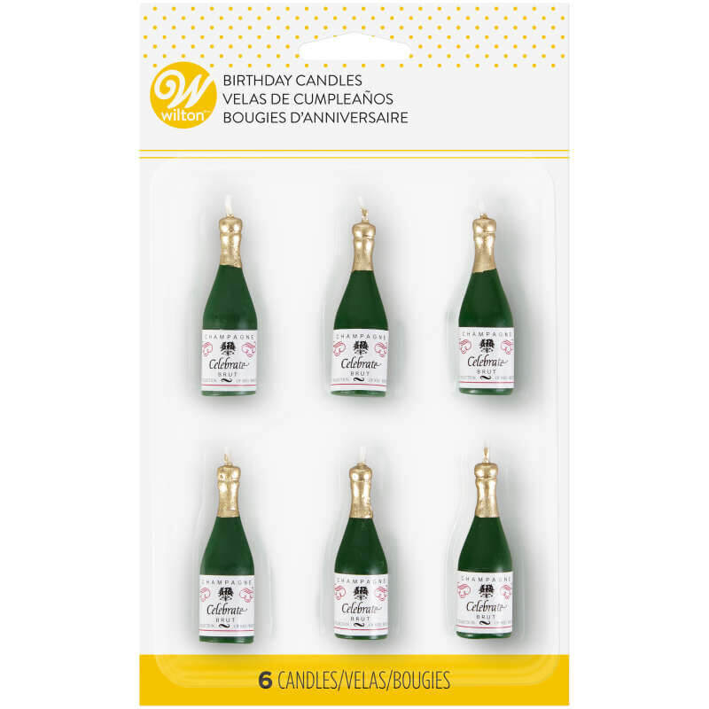 Wilton Champagne Bottle Candles