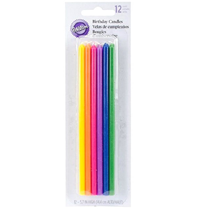 Wilton Multicolour Long Candles