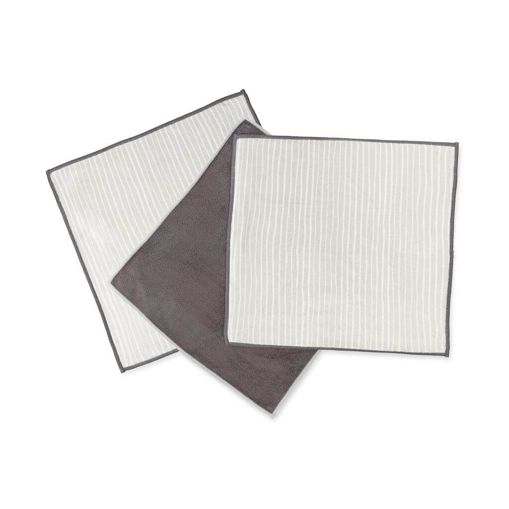 Renew Microfibre Cloths Stripe 3pce