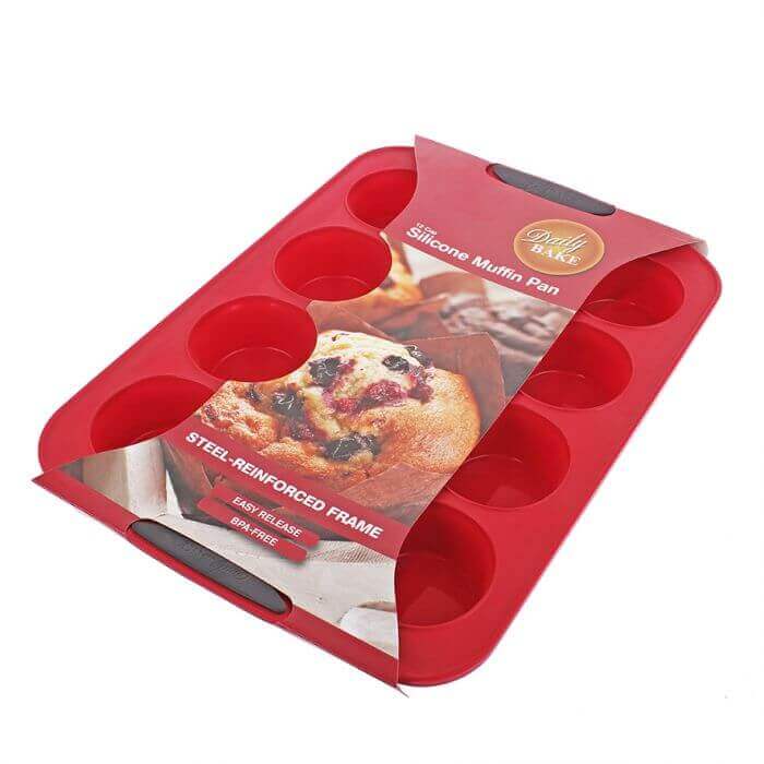 D-Line Silicone Standard Muffin Pan 12cup