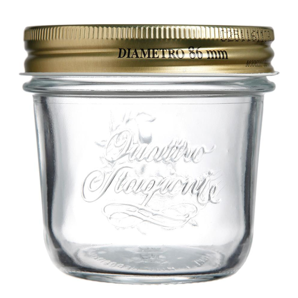 Quattro Stagioni Wide Mouth Jars Pack of 12
