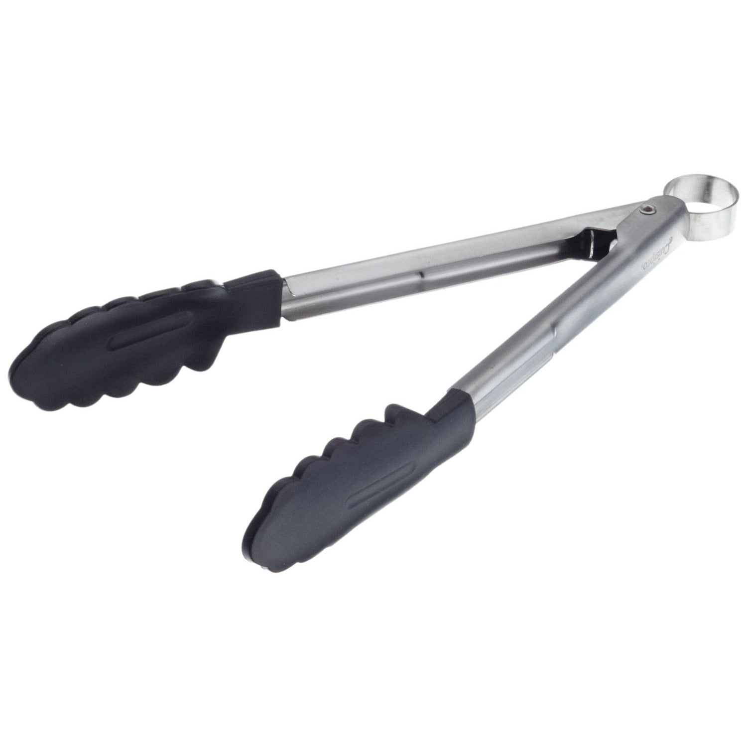 Cuisipro Silicone Locking Tongs Black