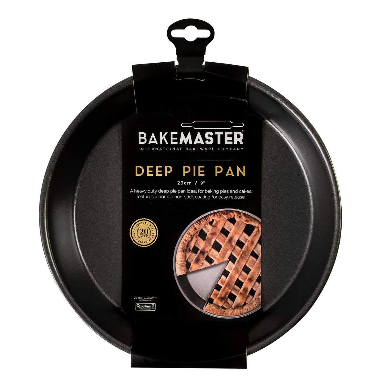 Bakemaster Round Pie/Cake Pan 23x4.7cm