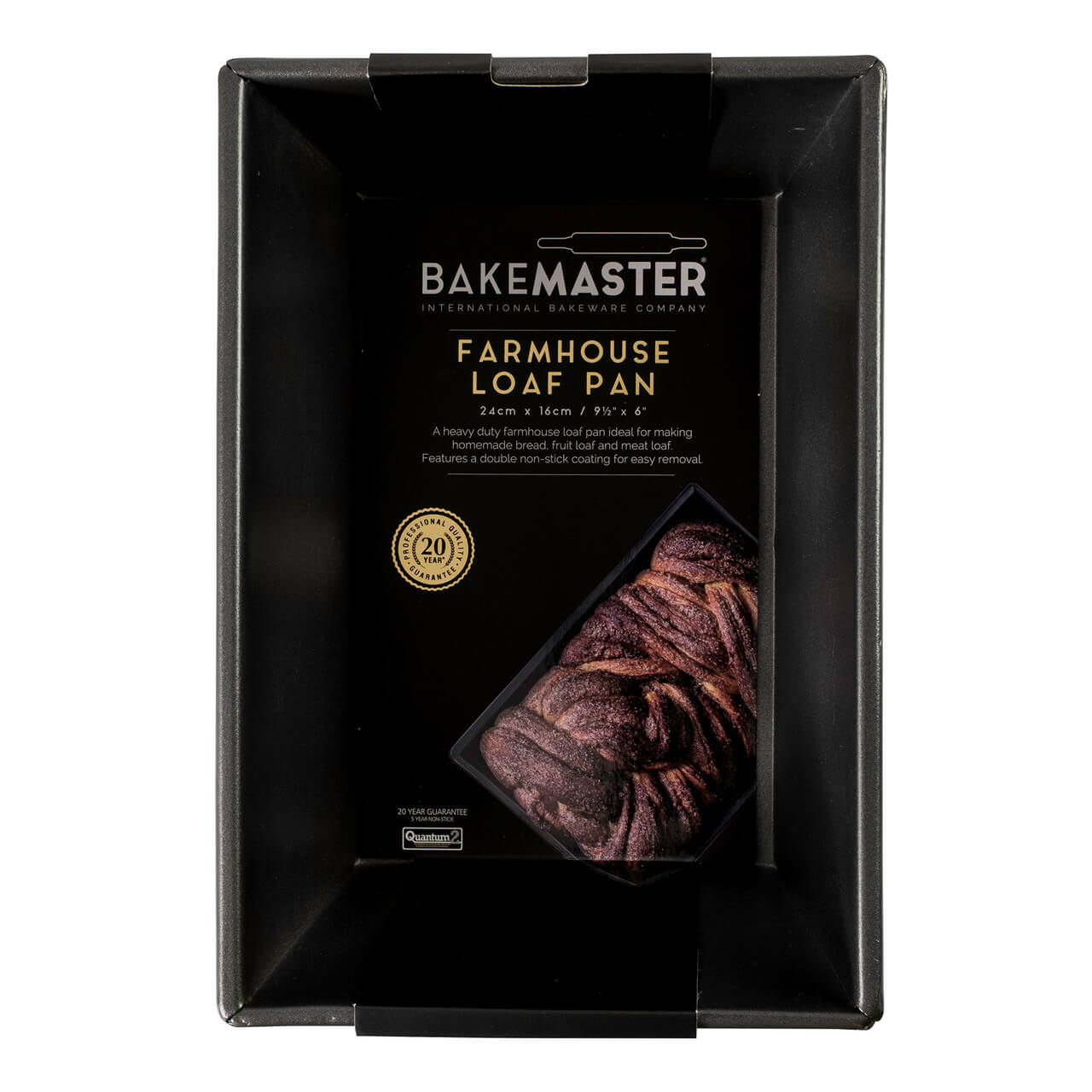 Bakemaster Farmhouse Loaf Pan 24x16x12cm