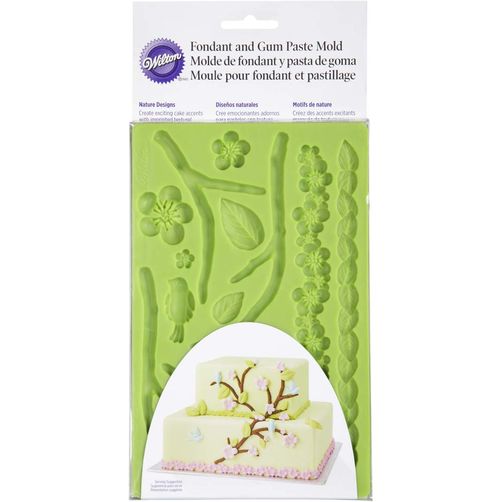 Wilton Silicone Fondant & Gum Paste Mould Nature