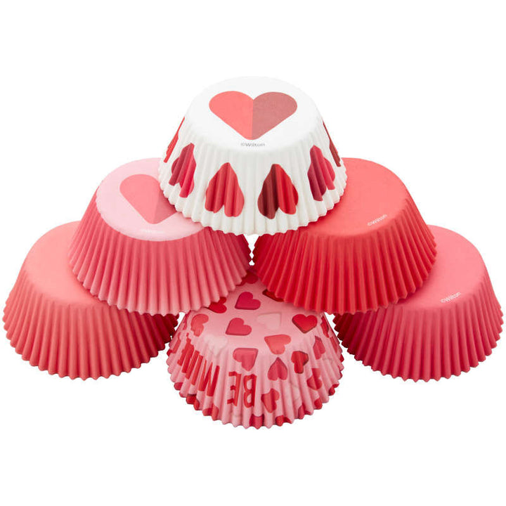 Wilton Std Baking Cups - Be Mine Tube 150ct