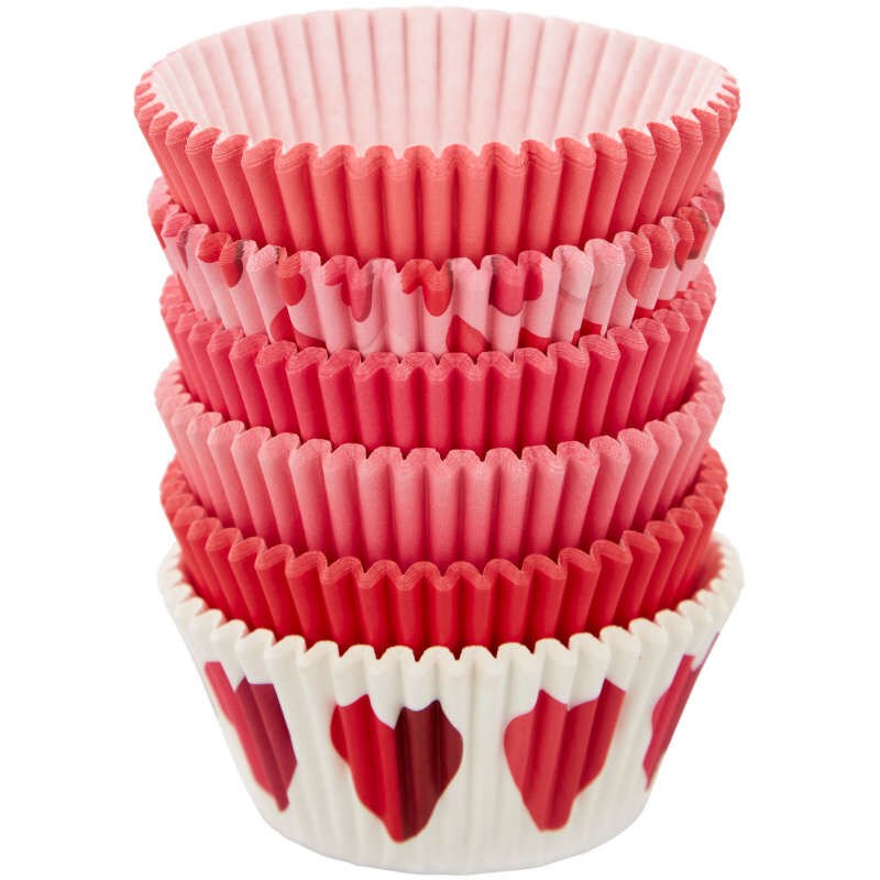 Wilton Std Baking Cups - Be Mine Tube 150ct