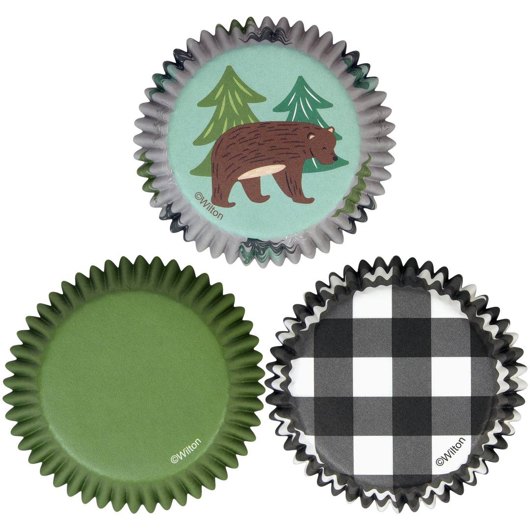 Wilton Standard Baking Cups Bear & Tree 75ct