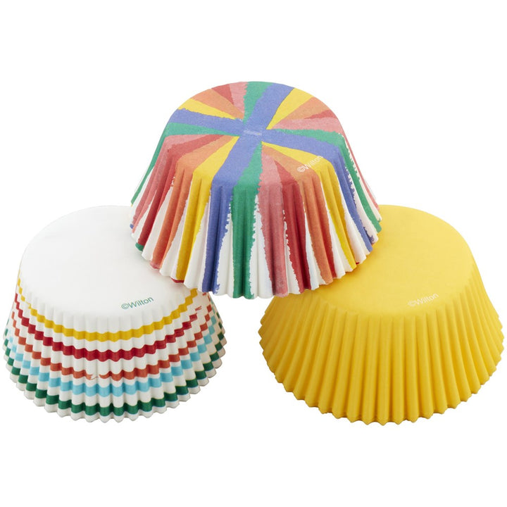 Wilton Std Baking Cups Stripe 75ct