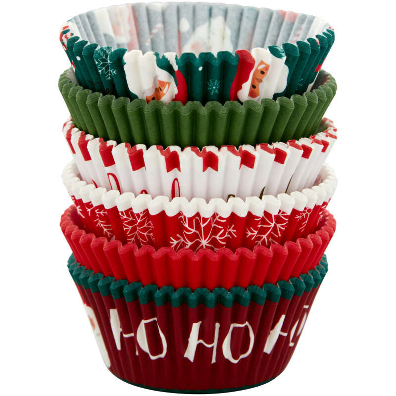 Wilton Ho Ho Ho Christmas Baking Cups 150ct