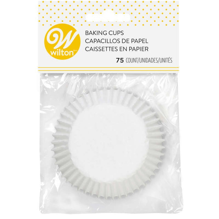 Wilton Standard Baking Cups White 75ct