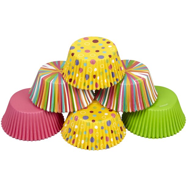 Wilton Baking Cups Sweet Dots Stripe 150ct