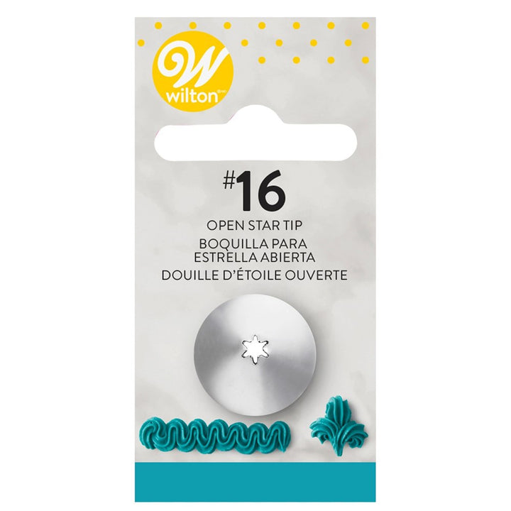 Wilton Tip Open Star #16
