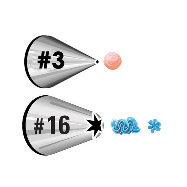 Wilton Tip Set Round #3 & Star #16