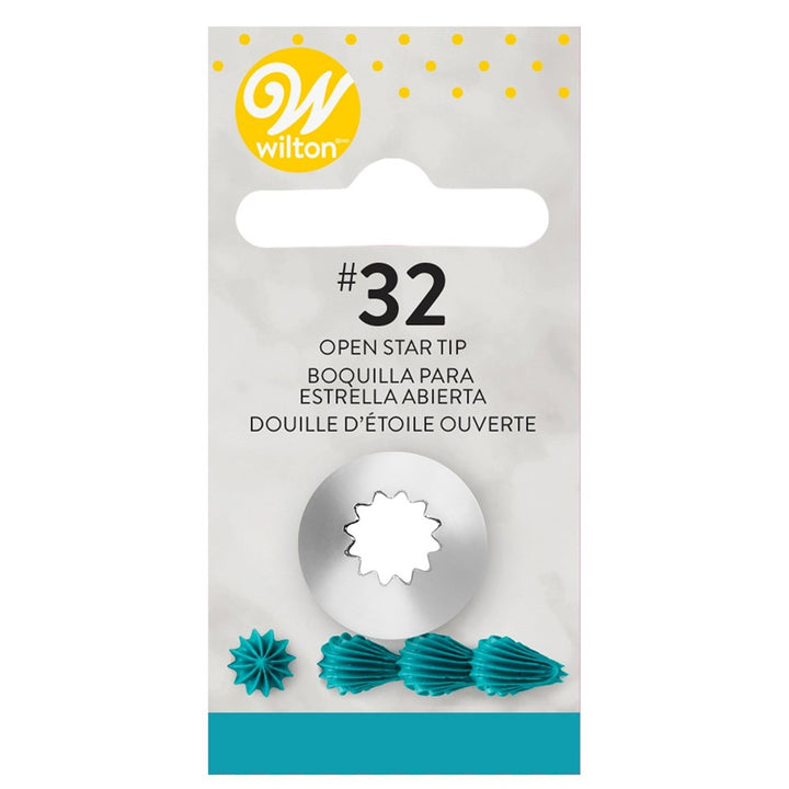 Wilton Tip Carded Open Star #32