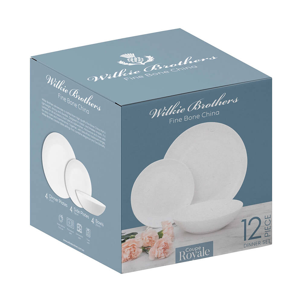 Wilkie Brothers Bone China 12 Piece Dinner Set