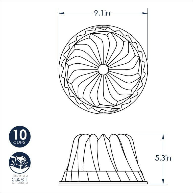 NordicWare Kugelhoph Bundt Pan