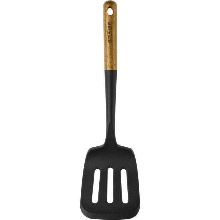 Staub Acacia Wood & Silicone Slotted Turner 30cm