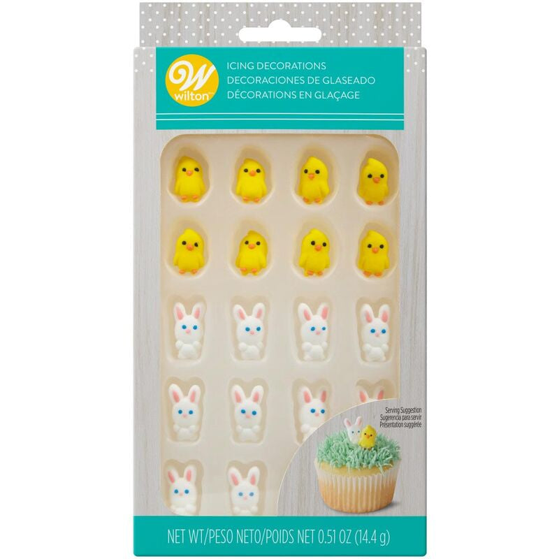 Wilton Chick & Bunny Icing Decorations