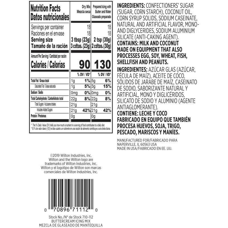 Wilton Buttercream Icing Mix
