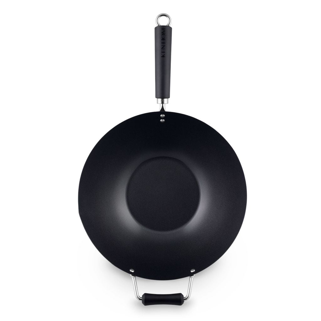 Ken Hom Carbon Steel Non-stick Wok 35cm